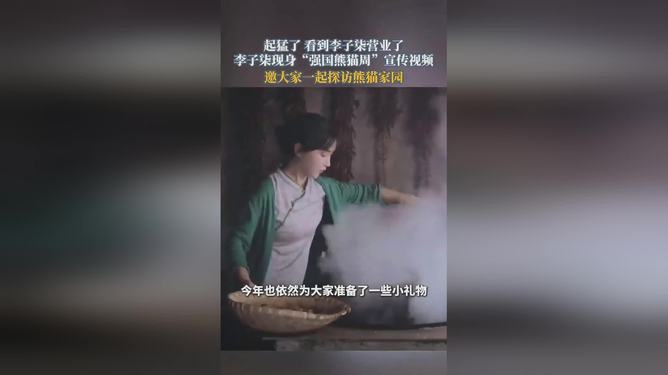 李子柒现身强国熊猫周宣传视频,李子柒的影响力