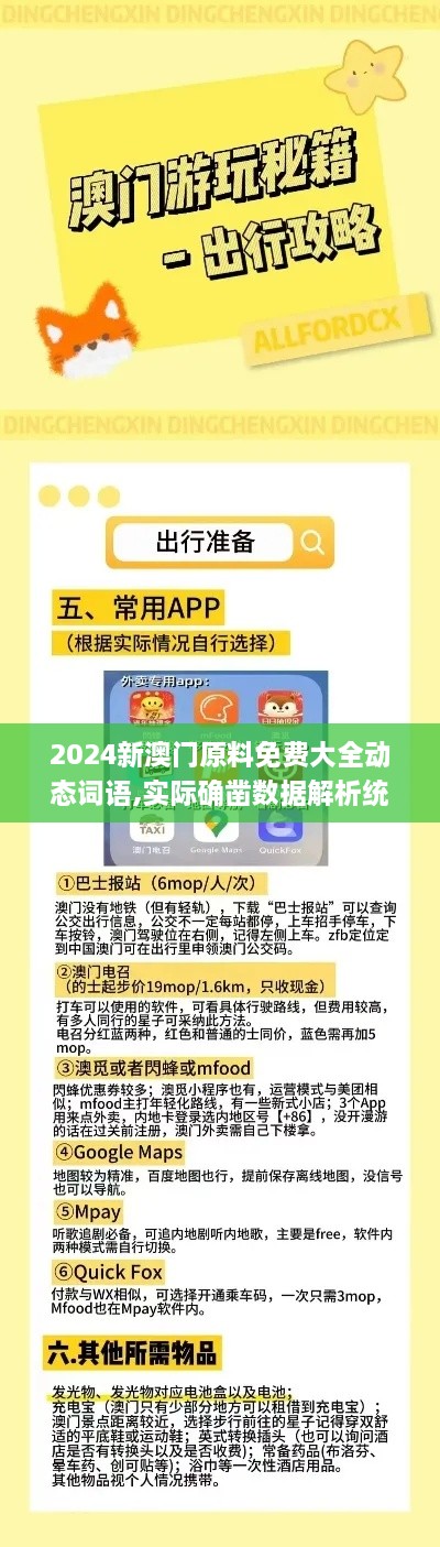 2024新澳门原料免费大全动态词语,实际确凿数据解析统计_IYZ66.594旗舰设备版