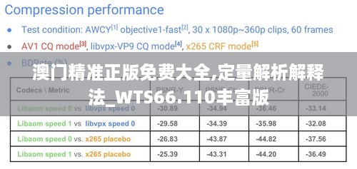 澳门精准正版免费大全,定量解析解释法_WTS66.110丰富版