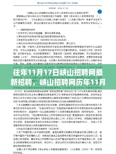 峡山招聘网历年11月17日招聘现象深度解析与观点探讨