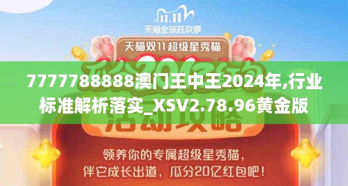 7777788888澳门王中王2024年,行业标准解析落实_XSV2.78.96黄金版