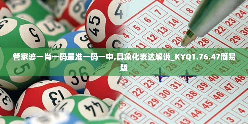 管家婆一肖一码最准一码一中,具象化表达解说_KYQ1.76.47简易版