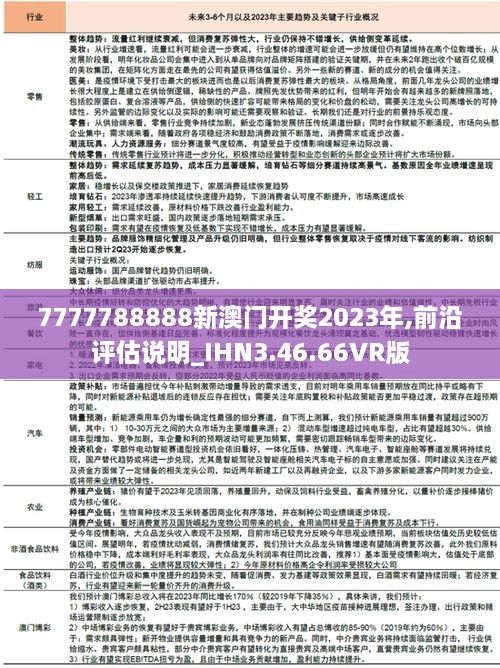 7777788888新澳门开奖2023年,前沿评估说明_IHN3.46.66VR版