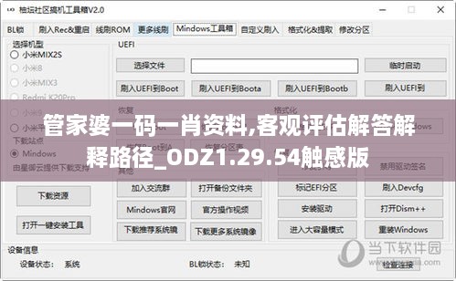 管家婆一码一肖资料,客观评估解答解释路径_ODZ1.29.54触感版