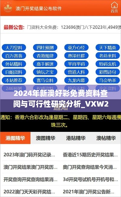 2024年新澳好彩免费资料查阅与可行性研究分析_VXW2.76.56版本泄露