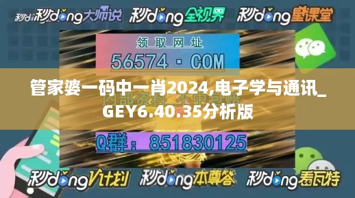 管家婆一码中一肖2024,电子学与通讯_GEY6.40.35分析版