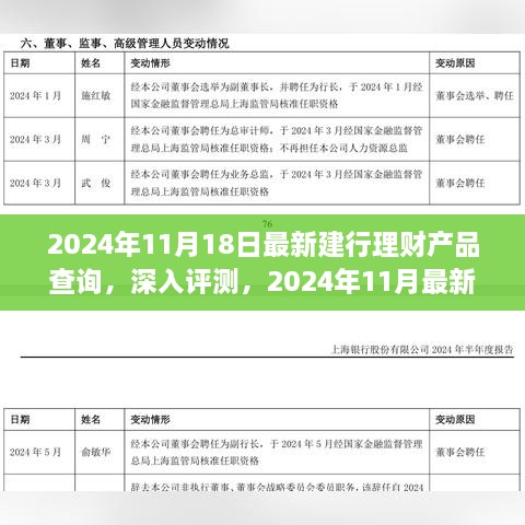 2024年建行理财产品评测与查询指南，全方位解读产品特性与用户体验