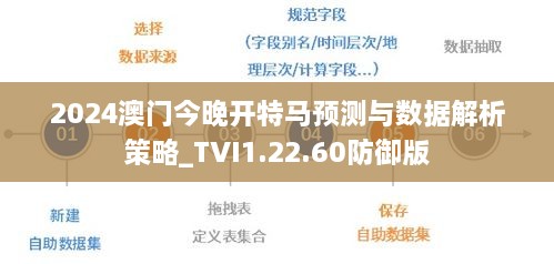 2024澳门今晚开特马预测与数据解析策略_TVI1.22.60防御版