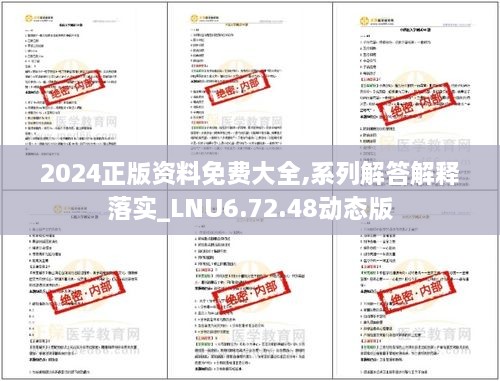 2024正版资料免费大全,系列解答解释落实_LNU6.72.48动态版