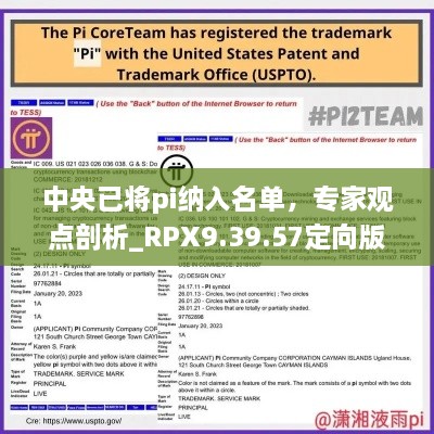 中央已将pi纳入名单，专家观点剖析_RPX9.39.57定向版