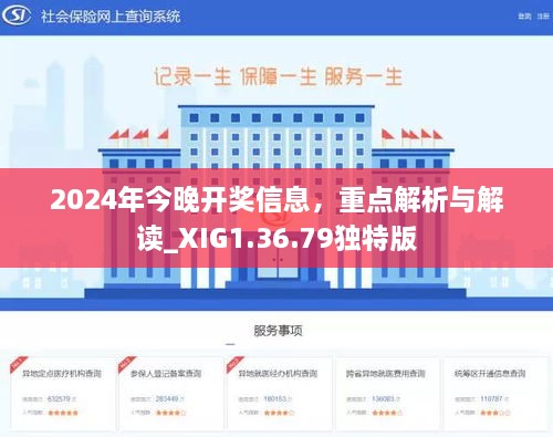 2024年今晚开奖信息，重点解析与解读_XIG1.36.79独特版