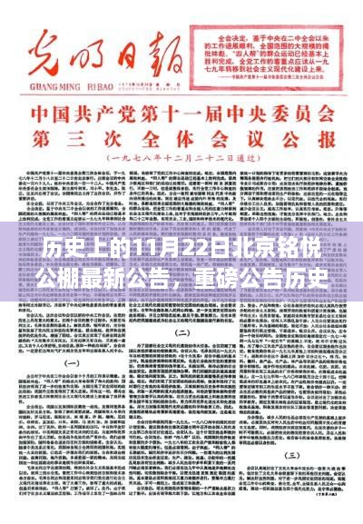 北京铭悦公棚科技新品重磅发布，革新智能体验引领未来生活——历史上的11月22日公告速递