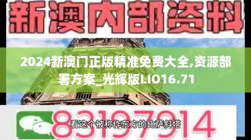 2024新澳门正版精准免费大全,资源部署方案_光辉版LIO16.71