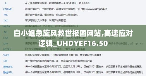 白小姐急旋风救世报图网站,高速应对逻辑_UHDYEF16.50