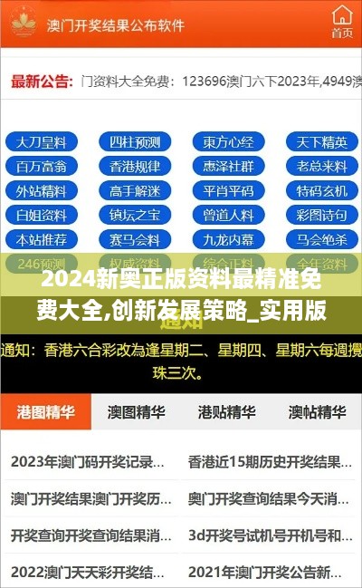 2024新奥正版资料最精准免费大全,创新发展策略_实用版FXM19.72