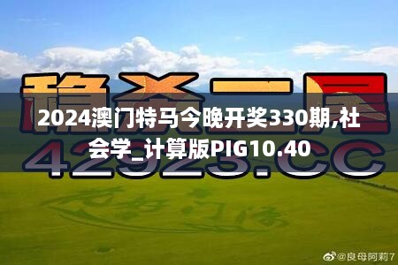 2024澳门特马今晚开奖330期,社会学_计算版PIG10.40