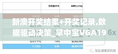 新澳开奖结果+开奖记录,数据驱动决策_掌中宝VGA19.56