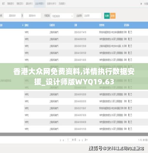 香港大众网免费资料,详情执行数据安援_设计师版WYQ19.63