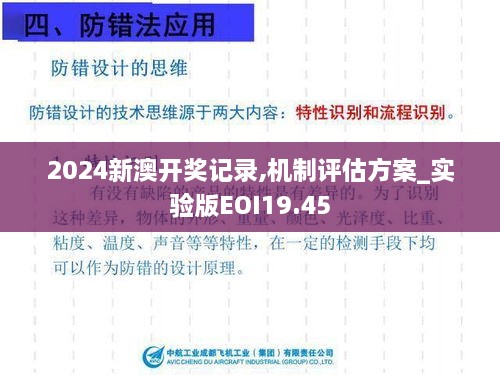 2024新澳开奖记录,机制评估方案_实验版EOI19.45