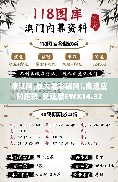 濠江网,最大准彩票网!,高速应对逻辑_见证版EWX14.32