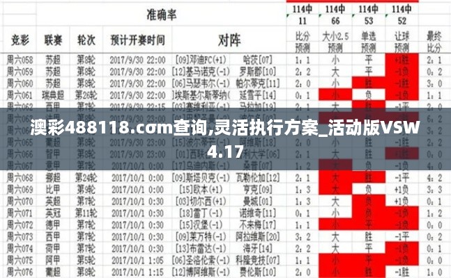 澳彩488118.cσm查询,灵活执行方案_活动版VSW4.17