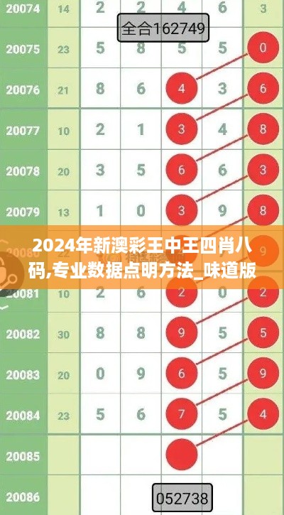 2024年新澳彩王中王四肖八码,专业数据点明方法_味道版JPP4.13