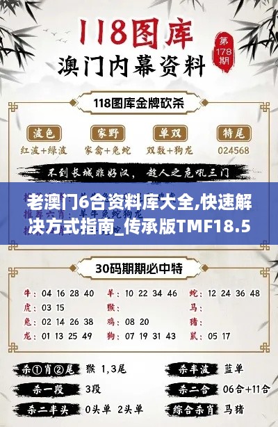 老澳门6合资料库大全,快速解决方式指南_传承版TMF18.52