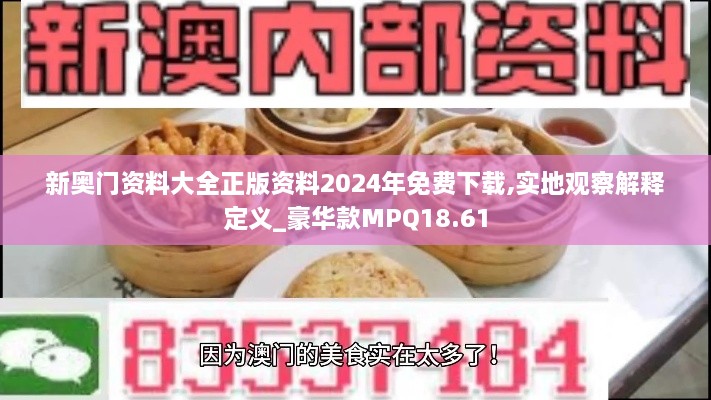 新奥门资料大全正版资料2024年免费下载,实地观察解释定义_豪华款MPQ18.61