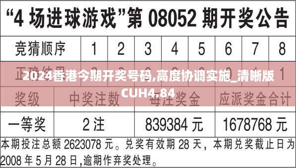 2024香港今期开奖号码,高度协调实施_清晰版CUH4.84