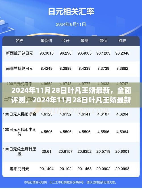 2024年叶凡王婿最新评测，特性、体验、竞品对比及用户群体深度分析