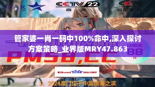 管家婆一肖一码中100%命中,深入探讨方案策略_业界版MRY47.863