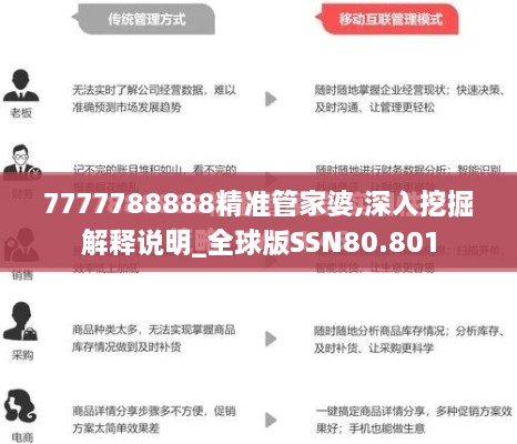 7777788888精准管家婆,深入挖掘解释说明_全球版SSN80.801