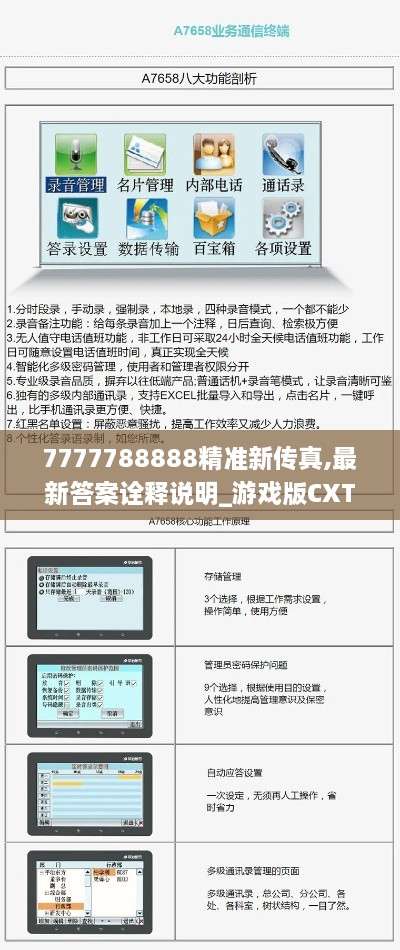 7777788888精准新传真,最新答案诠释说明_游戏版CXT12.464