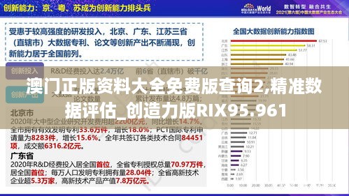 澳门正版资料大全免费版查询2,精准数据评估_创造力版RIX95.961