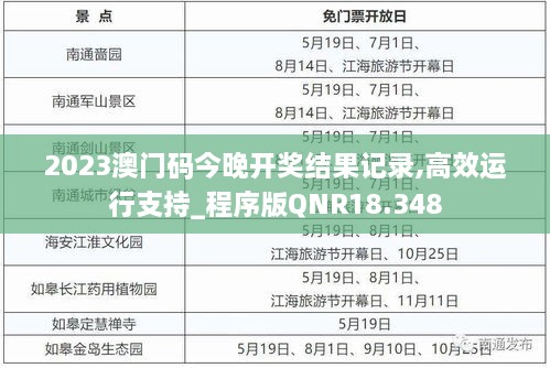 2023澳门码今晚开奖结果记录,高效运行支持_程序版QNR18.348