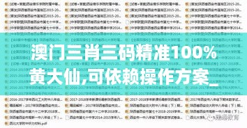 澳门三肖三码精准100%黄大仙,可依赖操作方案_随身版TTN41.245