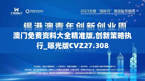 澳门免费资料大全精准版,创新策略执行_曝光版CVZ27.308