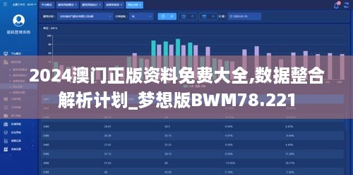 2024澳门正版资料免费大全,数据整合解析计划_梦想版BWM78.221