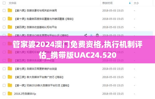 管家婆2024澳门免费资格,执行机制评估_携带版UAC24.520