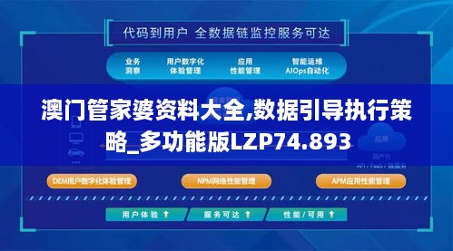 澳门管家婆资料大全,数据引导执行策略_多功能版LZP74.893