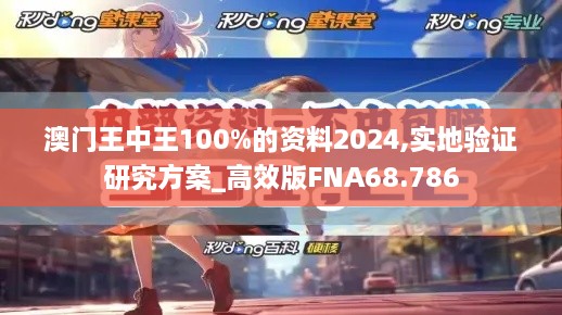 澳门王中王100%的资料2024,实地验证研究方案_高效版FNA68.786