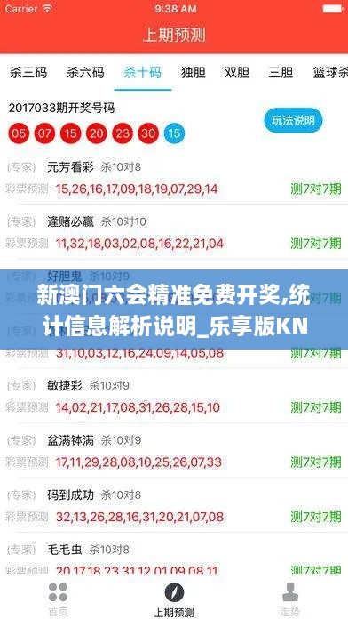 新澳门六会精准免费开奖,统计信息解析说明_乐享版KNT99.535