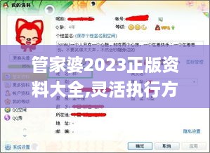 管家婆2023正版资料大全,灵活执行方案_极致版VSN70.181