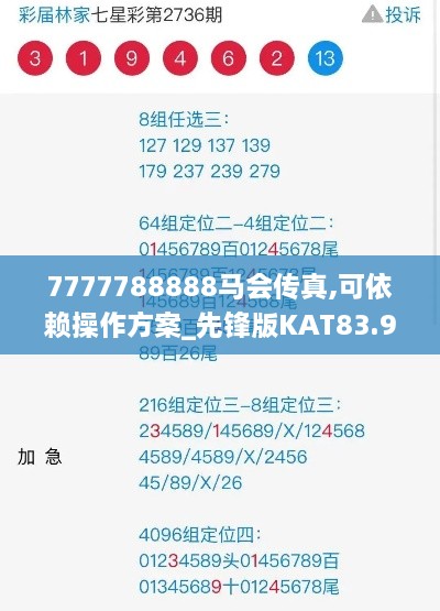 7777788888马会传真,可依赖操作方案_先锋版KAT83.956