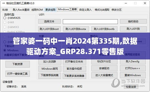 管家婆一码中一肖2024第335期,数据驱动方案_GRP28.371零售版