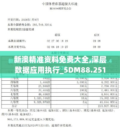 新澳精准资料免费大全,深层数据应用执行_5DM88.251