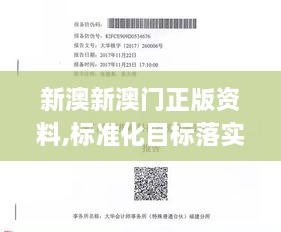 新澳新澳门正版资料,标准化目标落实解答_铂金版69.994