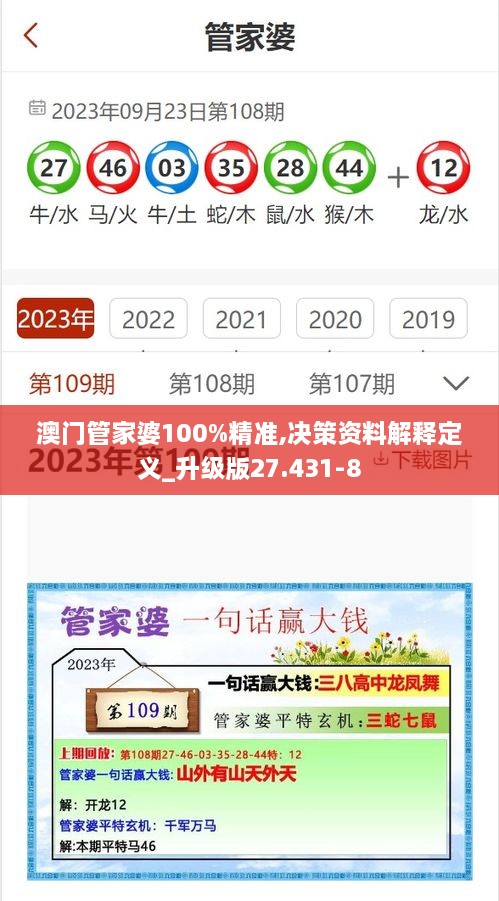 澳门管家婆100%精准,决策资料解释定义_升级版27.431-8