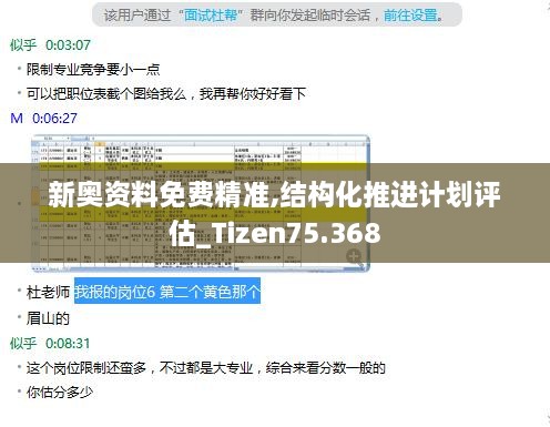 新奥资料免费精准,结构化推进计划评估_Tizen75.368