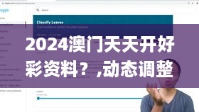 2024澳门天天开好彩资料？,动态调整策略执行_限定版98.816-8